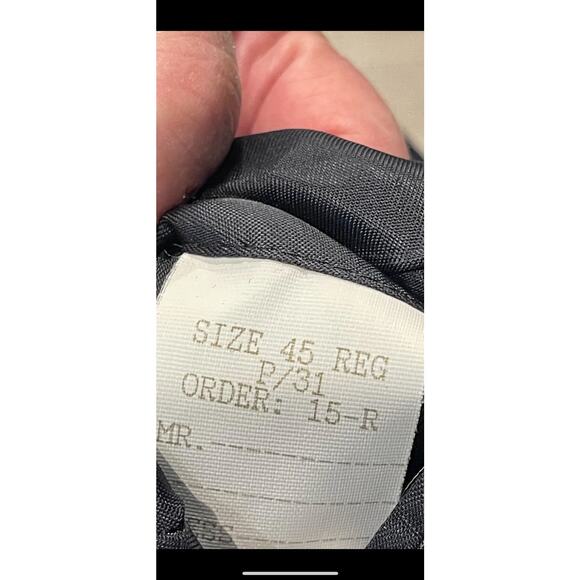 Brooks Brothers Men’s Brooksease Black Wool Blazer Gold Buttons Size 45R - Picture 16 of 16